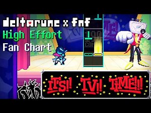 DELTARUNE x FNF – RixFX - High Effort Fan-Chart (in deltarune style, with cutscenes)