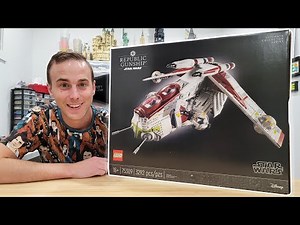 LEGO Star Wars UCS Republic Gunship Unboxing!!