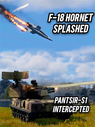 Pantsir-S1 Takes Down F-18 Hornet in War Thunder