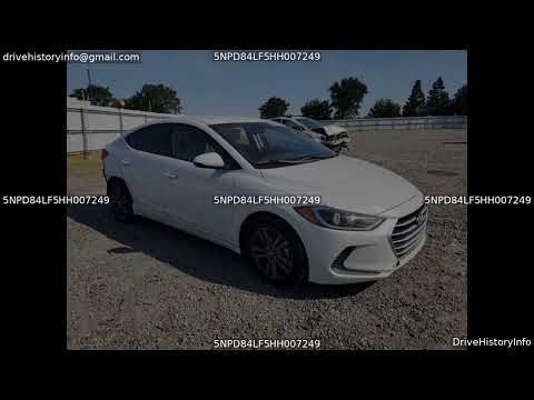 2017 Hyundai Elantra Se | VIN 5NPD84LF5HH007249