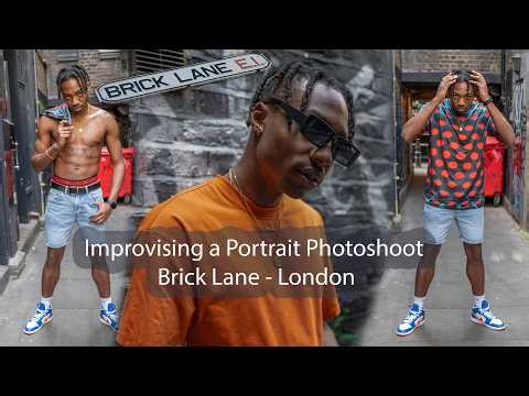IMPROVISING A PORTRAIT PHOTOSHOOT IN BRICK LANE, LONDON Urban Photography, Outdoor Portrait Tips