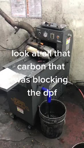 Bucket loads of carbon. no wounder the car would not run