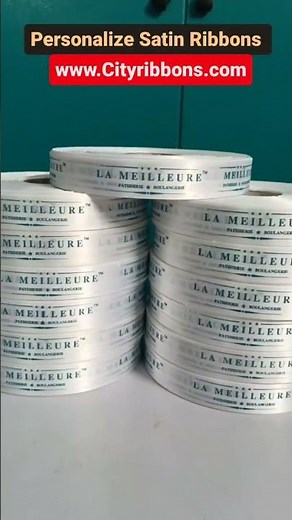Satin ribbon printing, City Ribbons