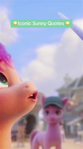 Sunny Starscout – always bringing out the inner alicorn in all of us! 🌟 What are you and your little one’s favorite quotes by Sunny? Let us know! 🤗 #mlp #mylittlepony #sunny #alicorn #sunnystarscout #iconic #iconicquotes #quotes