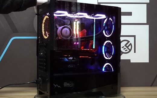 Antec复仇者X 15分钟详细装机（含走线及最后灯光结果）