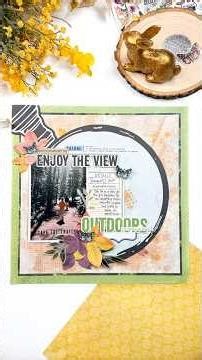 Create a BOLD Scrapbook Layout Title! #scrapbookandcardstoday #scrapbooking #papercrafting