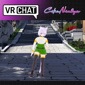 Anime-style 3D Vrchat Avatar: Customizable Female Model - Etsy