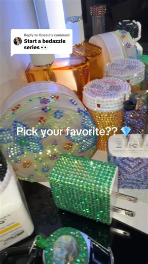 M🇵🇷 on Instagram: "Comment below what item is your favorite? #bedazzle #bedazzling #sparkle #diybedazzle"
