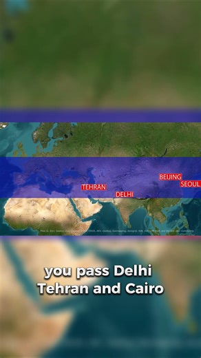 Why the World’s Biggest Cities ALL Line Up 🌍 #geography #maps #cities #shorts