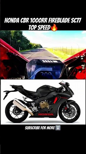 Honda CBR 1000RR Fireblade SC77 Top Speed💥| 0 to 299 Max Acceleration 📈