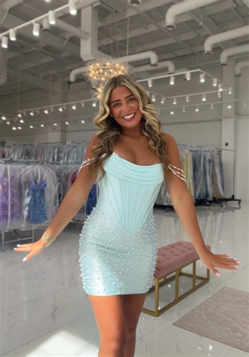 AQUAmarine Homecoming Dresses 2026 — New Arrivals at Breeze