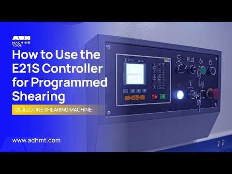 How to Use the E21S Controller for Programmed Shearing