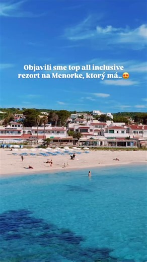 🏝️ Objavili sme TOP all inclusive rezort na MENORKE 😍 Obľúbený rodinný hotel Insotel Punta Prima postavený v typickom menorskom štýle vás privíta krásnymi výhľadmi na more, top vodným svetom pre deti a nádhernými záhradami.🌴 Nachádza sa v blízkosti vyhľadávanej pláže Punta Prima s jemným pieskom a pozvoľným vstupom do mora, iba 10 km od letiska. ✈️ Na koho sa tu v lete môžeme tešiť? 🤗 #hydrotour #mameradileto #menorca | Hydrotour