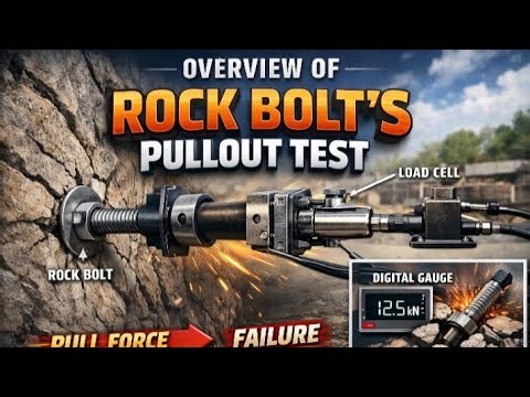 Rock Bolt Installation in Tunnel | Drilling, Grouting & Pull-Out Test Explained