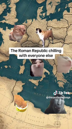 The Roman Empire: Cat-Tastic History in Memes