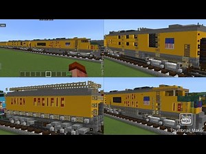 Minecraft Union Pacific GTEL Gas Turbine Locomotive Tutorial