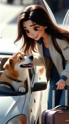 Doggy and pari #funny #pari #catoon #viral