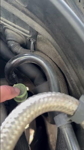 How to find oil stick on Mercedes C300