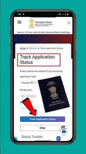 How to track passport status in 1 minute | passport ka status kaise check kare #passport