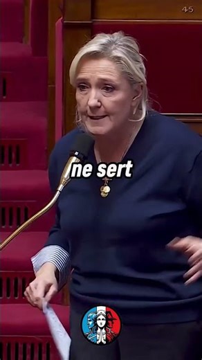 MARINE LE PEN MET K.O UNE MINISTRE