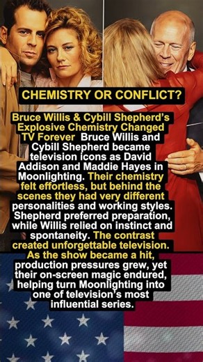 🎬 Bruce Willis & Cybill Shepherd’s Explosive Chemistry Changed TV Forever #shorts
