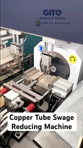 Automatic Copper Tube End Rotary Swage Reducing Machine