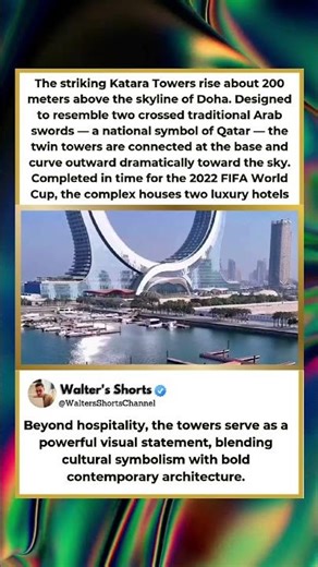 The Towers Shaped Like Crossed Swords 🏙️⚔️