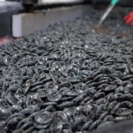 Up to 1 million production per day! The process of making buttons. #button #factory #making #asmr