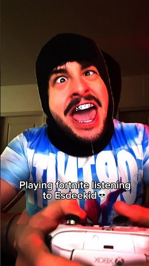 Listening to Esdeekid playing Fortnite💀 #hepatitusba4 #tuff #esdeekid