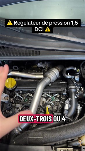 Pompe HP 1,5 DCI: Régulateur de pression efficace