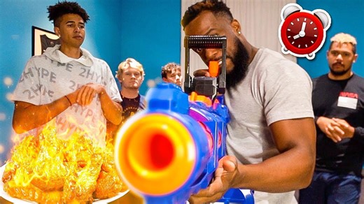 2HYPE EXTREME OBSTACLE COURSE! LOSER EATS 3 MILLION SCOVILLE HOT WINGS!