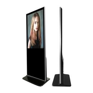 [Hot Item] Floor Stand Indoor 4K Media Player Vertical Advertising Screen Display LCD Interactive Touch Screen