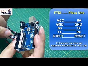 APRENDENDO DO ZERO #45 - ADAPTAÇÃO DO MÓDULO USB/FTDI EM ARDUINO UNO COM DEFEITO NA USB