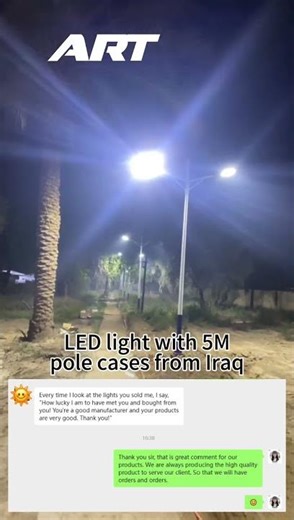 Real install case in Irap #solarledlight #lightpole #solarledlight #factory