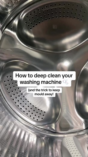 Make your washing machine sparkle 🫧✨ fresh smelling clothes start with a clean washing machine, so let’s deep clean together. Save this video for when you need it next 🧺 #cleantok #deepcleaning #laundrytok #laundryhack #washingmachineclean #cleaninghacks #mamamilastips