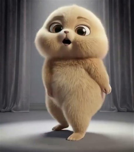 Cute AI animal dances to a trending song with funny and adorable moves #shorts