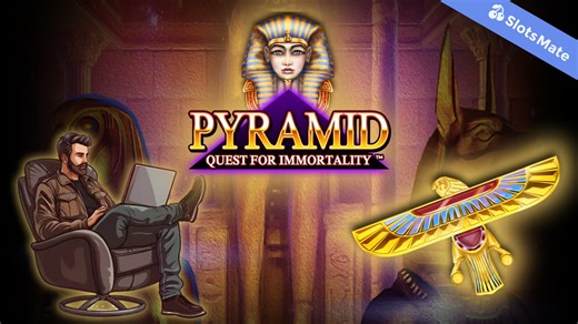 Pyramid Quest For Immortality Slot by NetEnt Gameplay (Desktop View)