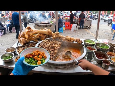 POV Cooking Chinese Street Food | Beef Offal Soup Experience