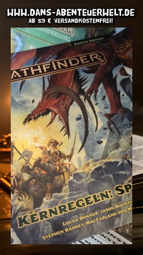 Pathfinder 2. Edition begeistert durch sein flexibles und zugleich tiefgehendes Regelsystem, das taktische Kämpfe, kreative Charakterentwicklung und spannende Geschichten perfekt vereint. Dank klarer Mechaniken und umfangreicher Optionen bietet es sowohl Einsteigern als auch Veteranen ein dynamisches und ausgewogenes Spielerlebnis. https://www.dans-abenteuerwelt.de/ Ab sofort sind in meinem Webshop erhältlich: *Pathfinder 2 - Kernregeln - Spielleitung*, *Pathfinder 2 – Kernregeln: Monster*, *Pat