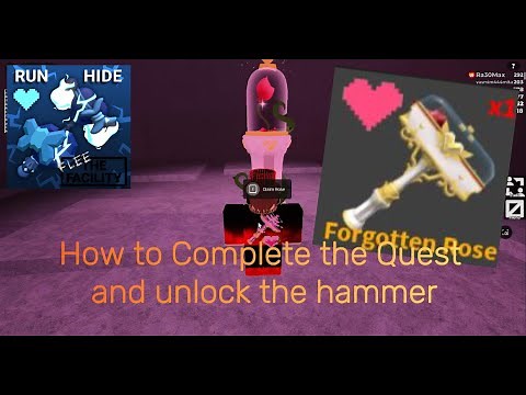 How to get the FORGOTTEN ROSE hammer in Flee the Facility Valentines Update