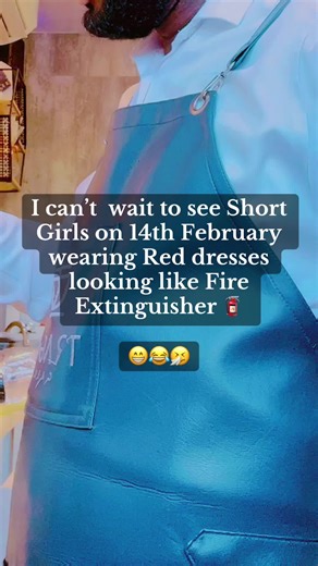 I can’t wait to see Short Girls on 14th February wearing Red dresses looking like Fire Extinguisher 🧯 😁😂🤧 #fyp