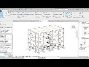 MODÉLISATION DE PLAN DE STRUCTURE SUR REVIT 19