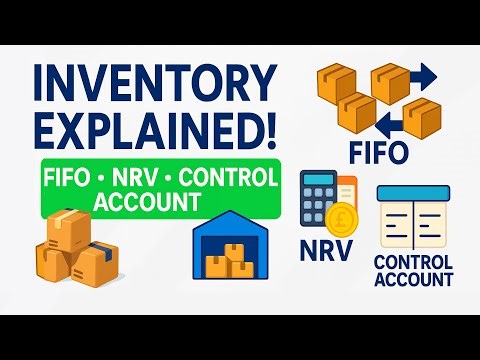 Inventory Explained | FIFO, NRV, Cost of Sales & Control Account for Beginners | Bookkeeping