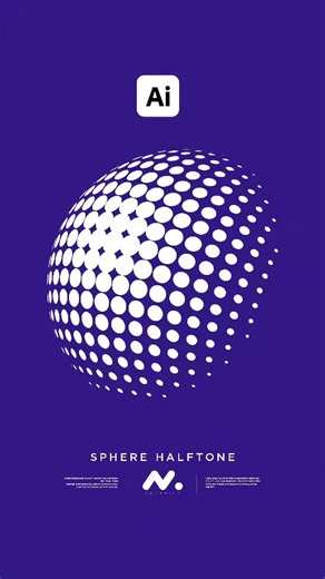 Beginner Illustrator Tips for Halftone Sphere Effect