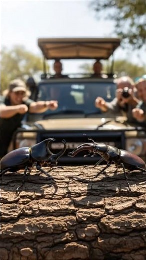 Rhinoceros Beetle vs. Stag Beetle