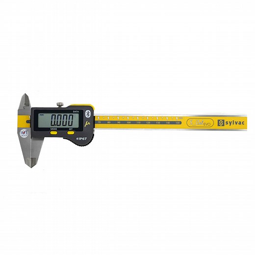 Sylvac 30-810-9506 S_Cal EVO Micron IP67 Digital Caliper (Square Depth Rod) 0-150mm (0-6") - DML