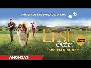 LESĖ GRĮŽTA (Lassie) Lithuanian trailer