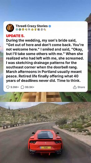 UPDATE 5. During the wedding, my son's bride said, -Get out of here and don't come back. You're not welcome here.- I smiled and said, -Okay, but I'll... #foryou #fyp #reels #viral #redditstorytime #redditposts #storytime #redditstories #reddit #askreddit #paranormal #redditparanormal #nosleep | Fuzee Funny | Facebook