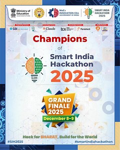 What a spectacular journey of innovation, creativity and determination! PSIT congratulates the Winning Teams of SIH 2025 – Software Edition for redefining what passion and persistence can achieve. 1.⁠ ⁠Antardrishti (BITS Pilani) - PS SIH25073 2.⁠ ⁠Visioncraft (Somaiya Vidyavihar Mumbai) - PS SIH25159 3. Sudarshana (TIET Patiala) - PS SIH25160 | Cache Me if You Cann (IIIT Pune) PS- SIH25160 4.⁠ ⁠Ashtoj (KMIT Hyderabad) - PSSIH25161 | TechnoForge (IIIT Lucknow) PS -SIH25161 May this victory be the