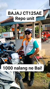 REPO UNIT‼️ Down Payment 1,000 BAJAJ CT125AE For more inquiries 📍Bisita na sa SAGA Motors Calamba Multibrand Store. Located at P.3 South Western Poblacion Calamba Mis.Occ. Or you may call 📞0917-159-5189 #sagamotorskatimbayasakinabuhi #iamsaga #teamsagamotors #bastamotorsagatabai @highlight | SAGA Motors Calamba Multibrand Store